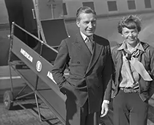 Gangway Prints: Amelia Earhart and Eugene Vidal