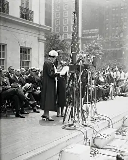Rhetoric Prints: Amelia Earhart Receiving Cross of Honor