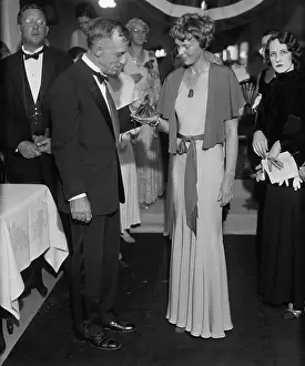 Amelia Earhart Receiving Gimbel Award
