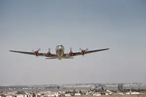 Ariel View Prints: American Airlines Douglas DC-4