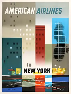 Arc0028071 Prints: American Airlines To New York