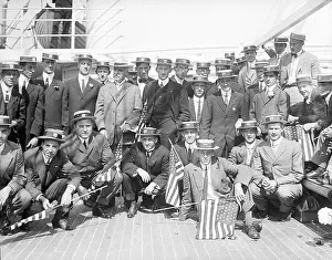 Stockholm Prints: American Athletes on Ship