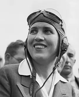 Race Prints: American Aviator Jacqueline Cochran
