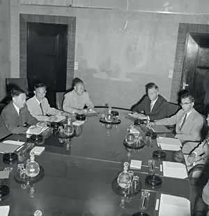 Diplomacy Prints: American and Chinese Leaders in Conference