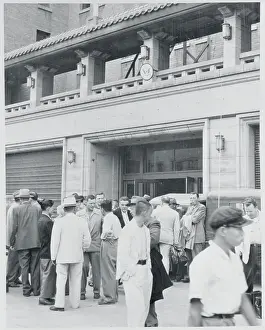 Seoul Prints: American Citizens Gathering Outside Embassy