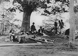 Images Dated 5th July 2010: American Civil War Wounded