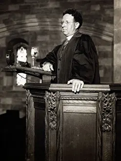 Pulpit Prints: American Clergyman Dr. Harry Emerson Fosdick