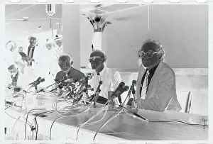 Howard Prints: Three American Clergymen Holding Press Conference