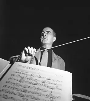 Sheet Music Prints: American Composer Samuel Barber