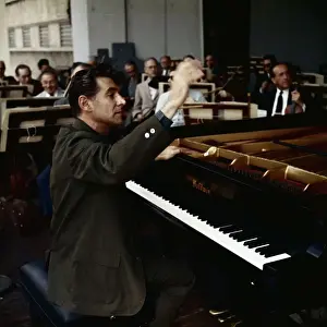 Motion Blur Prints: American Conductor Leonard Bernstein
