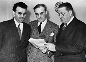 Economics Prints: American Delegates Discuss Marshall Plan