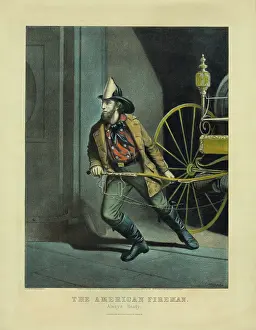 Ready Prints: The American fireman - always ready