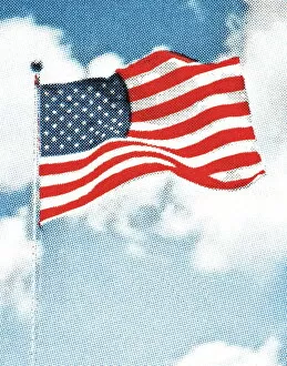 Images Dated 25th August 2003: American flag