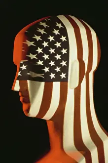 Framed Print : American Head