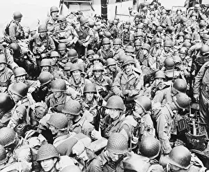Channel Prints: American Infantry Headed for France