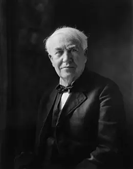 Record Player Prints: American Inventor Thomas Edison