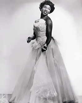 American Jazz Singer Sarah Vaughan