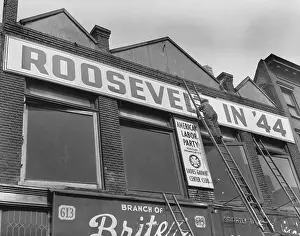 Multistory Building Prints: American Labor Party Supports FDR