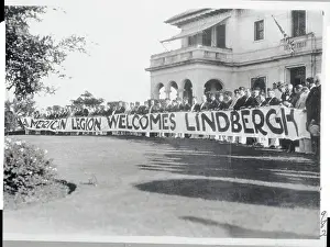 American Legion Welcoming Charles Lindbergh
