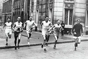 The American Marathon Team Running In Paris Before The Olympics
