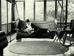 Porch Prints: American Novelist Mary Roberts Rinehart