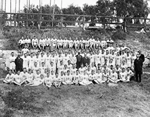 1910s Style Prints: American Olympians Posed