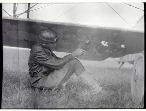 Air Force Prints: American Pilot Attaching Bombs to Plane