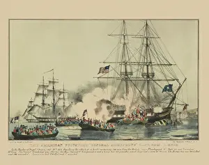 Sailors Prints: American privateer 'General Armstrong' Capt. Sam. C. Reid