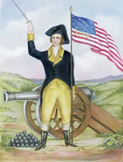 Patriot Prints: American Revolutionary Patriot at Post