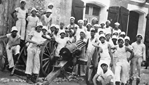 Artillery Prints: American Sailors During Occupation of Haiti