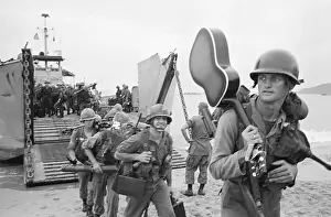 Landing Craft Prints: American Soldiers Arriving in Vietnam