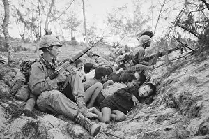 Da Nang Prints: American Soldiers Protecting Vietnamese Children
