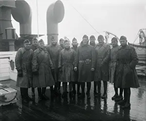 American Soldiers on Ship