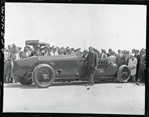 Racecar Prints: American Speed King J.W. White