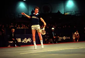 John McEnroe Prints: American tennis player John McEnroe during the Michelob Light Challange at the Rosemont Horizon in Rosemont