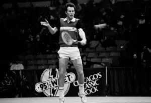 John McEnroe Prints: American tennis player John McEnroe during the Michelob Light Challange at the Rosemont Horizon in Rosemont
