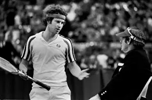 John McEnroe Prints: American tennis player John McEnroe during the Miller Light Challange at the Rosemont Horizon in Rosemont