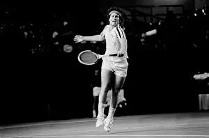 John McEnroe Prints: American tennis player John McEnroe during the Miller Light Challange at the Rosemont Horizon in Rosemont