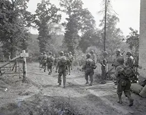 Entering Prints: American Troops Enter Germany