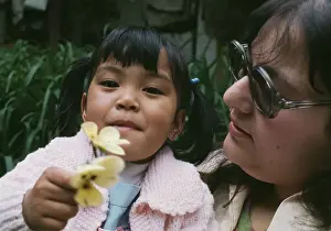 Huty32817 Prints: American Woman With Adopted Vietnamese Daughter