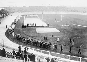 Americans Parade at Ceremonies