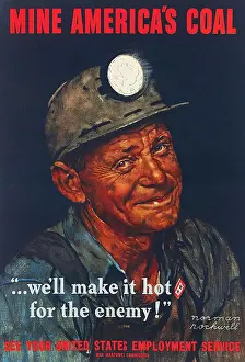 Wwii Prints: Mine America's Coal