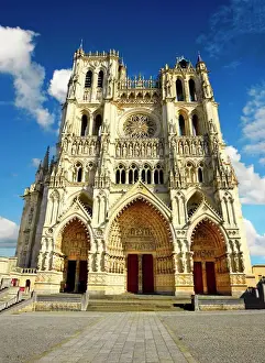 Catholic Prints: amiens cathedral, attraction, basilique cathedrale notre-dame d amiens, catholic