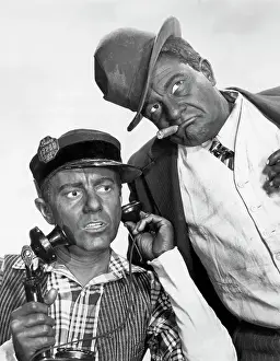 Television Still Prints: Amos And Andy Talking On The Phone