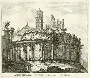 Decayed Prints: Amphitheatrum Castrense was an amphitheatre in the city of Rome at the time of the Imperium Romanum