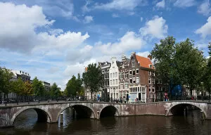 Images Dated 29th August 2014: Amsterdam canal view