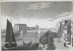 Town Scene Prints: Amsterdam Towards the Zuyder Zee