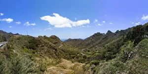 Images Dated 1st June 2012: Anaga Mountains, Los Tableros, Roque Negro, Tenerife, Canary Islands, Spain