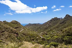 Images Dated 1st June 2012: Anaga Mountains, Los Tableros, Roque Negro, Tenerife, Canary Islands, Spain