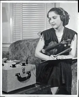 Anahid Ajemian Listening to Music